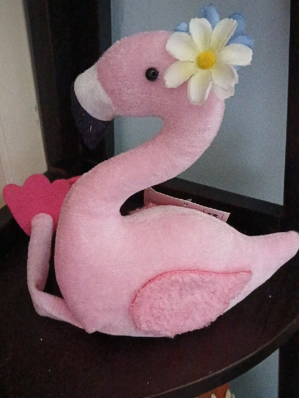 Pink Plush Flamingo Bird Toy - Soft Stuffed Pet Playfriend